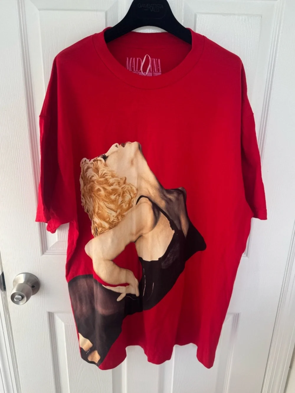 Original MADONNA The Celebration Tour Red Graphic Logo Tee (XL) Unisex - Picture 3 of 5